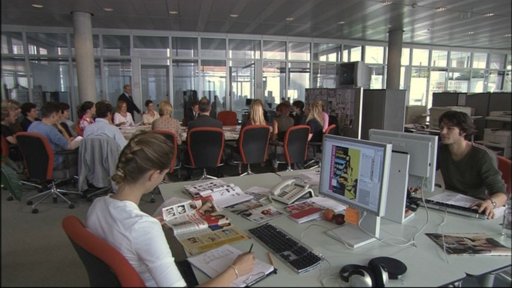 Hubert Burda Medien Offenburg Verlagsgebäude mit Großraumbüros