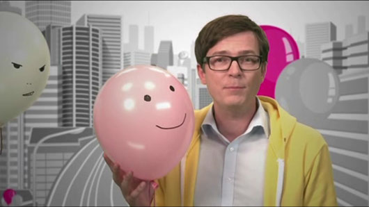 Ralp Caspers hosting a social media tutorial video for German Telekom